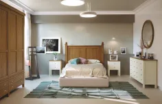 Cabecero rústico individual madera 