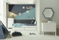 Cabecero rústico individual madera 