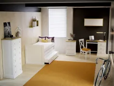 Cabecero rústico individual madera 