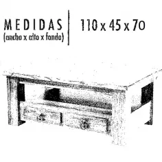 Arcón recto Mexicano varias medidas 2