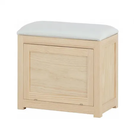 Arcón zapatero cruceta asiento pretapizado