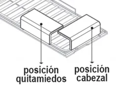 Quitamiedos para litera abatible en MuebleDescanso El Viso Málaga 2