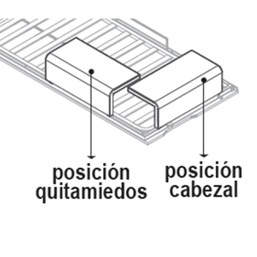 Quitamiedos para litera abatible en MuebleDescanso El Viso Málaga