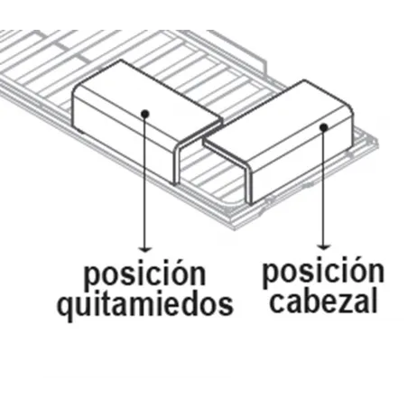 Quitamiedos para litera abatible en MuebleDescanso El Viso Málaga