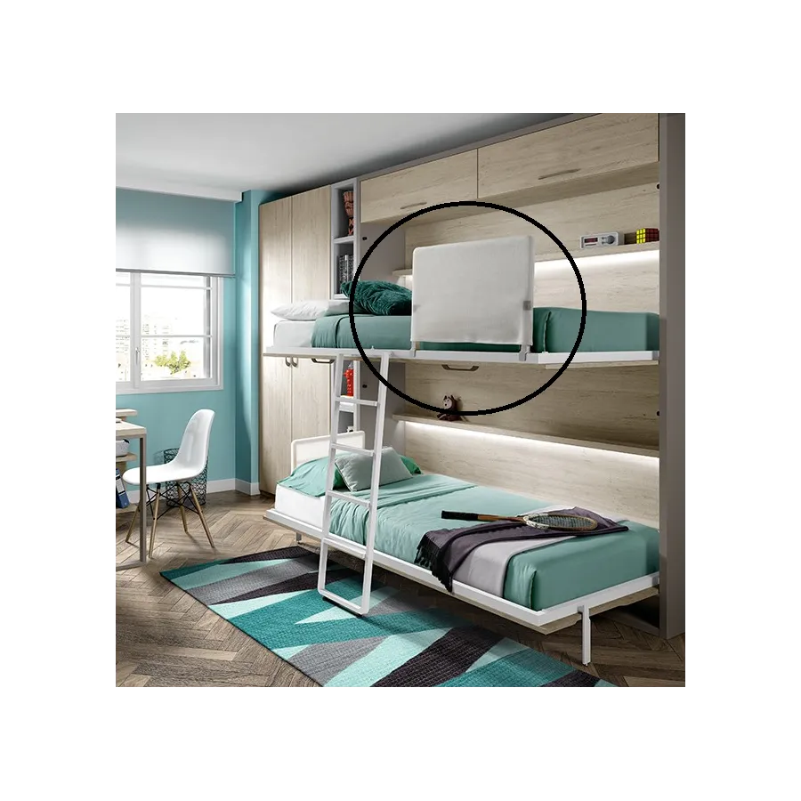 Quitamiedos para litera abatible en MuebleDescanso El Viso Málaga