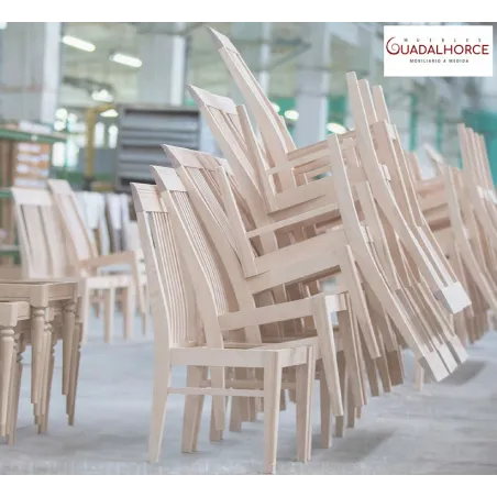 Silla palillos h asiento madera anea