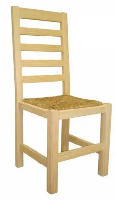 Silla DUELAS H asiento madera o anea