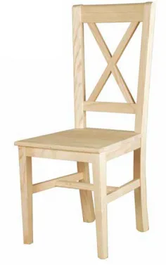 Silla CRUCETA asiento madera o anea
