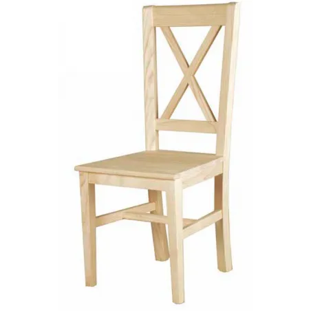 Silla CRUCETA asiento madera o anea