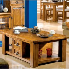 Mesa con cajones rústico Mexicano