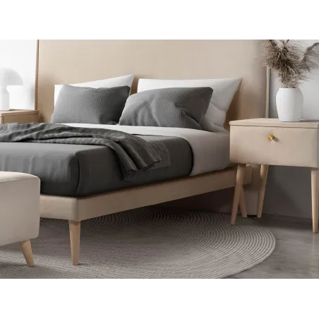 Base tapizada canapé altura 10 pata madera