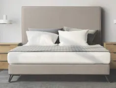 Cabecero pestaña tapizado alto 125 2