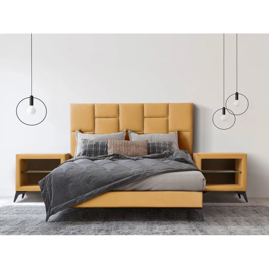 Base tapizada canapé altura 15 pata metálica