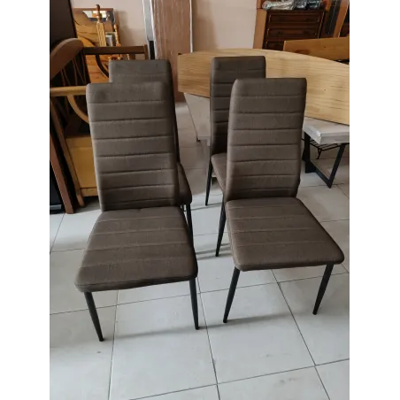 Sillas tapizadas 4 unidades