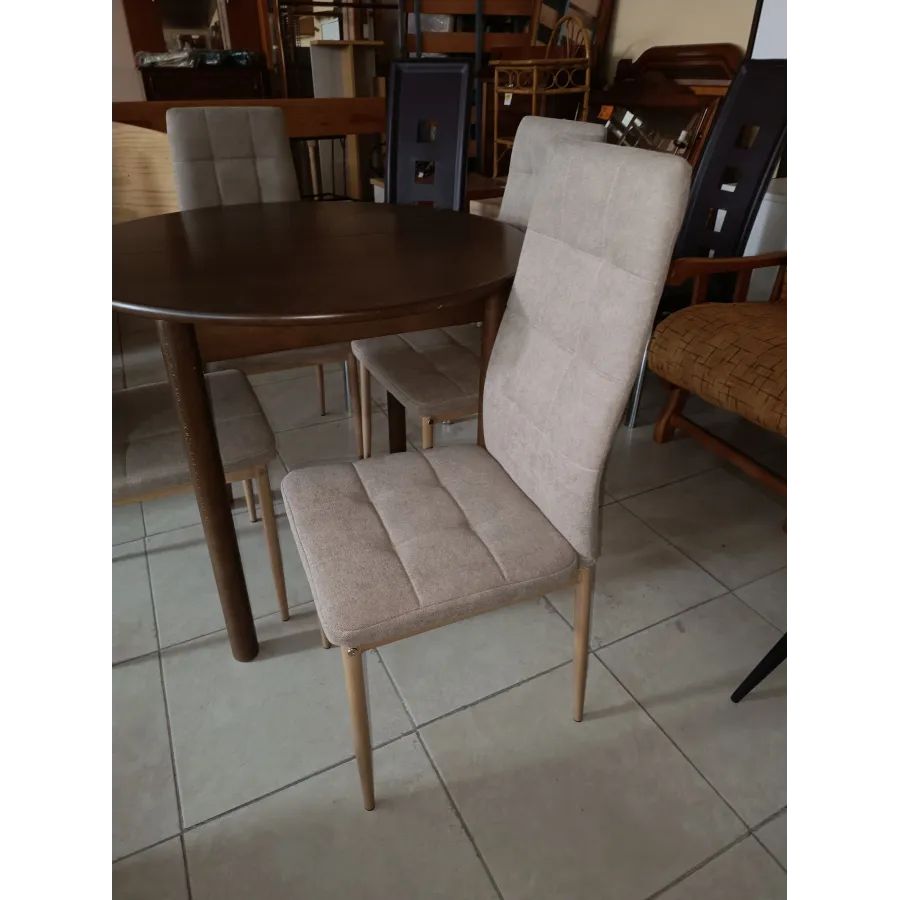 Sillas tapizadas 4 unidades