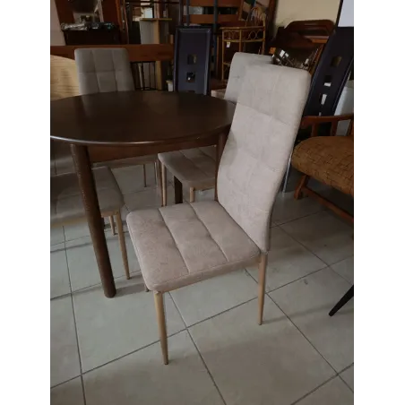 Sillas tapizadas 4 unidades
