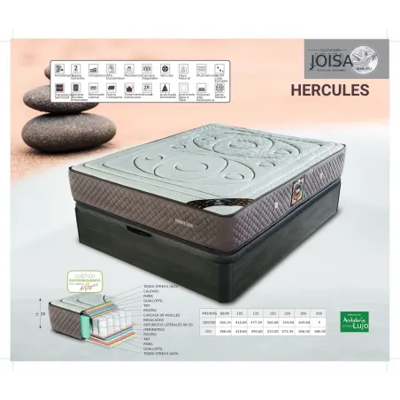 Colchón Hércules Repos&Naturel en Mueblesguadalhorce.es
