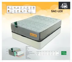 Colchón Sac-Lex de Joisa Repos&Naturel en Mueblesguadalhorce.es