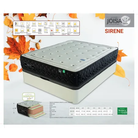 Sirene con viscoelástica D/85 Repos&Naturel en Mueblesguadalhorce.es