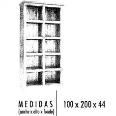 Estantería Mexicano cinco bazares 2