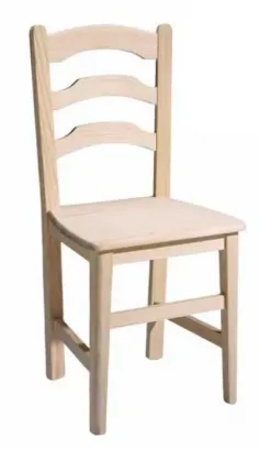 Silla 3 cerchas miel asiento madera
