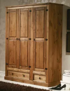 ARMARIO TRES PUERTAS MADERA MACIZA