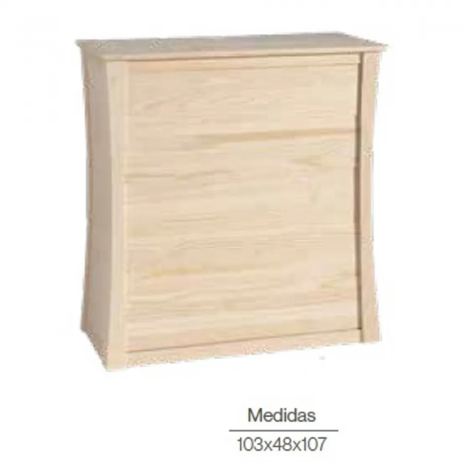 COMODA VIENA EN MADERA MACIZA DISEÑO VINTAGE