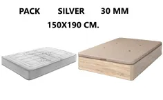 Pack Silver 30 medida 150x190 cm. H25 Viscoelástico