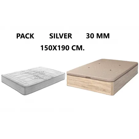 Pack Silver 30 medida 150x190 cm. H25 Viscoelástico