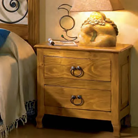 MUEBLES DE DORMITORIO ESTILO RUSTICO MEXICANO