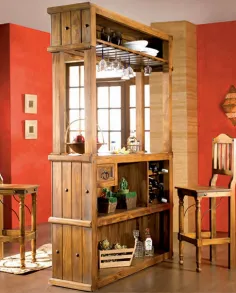 BARRA DE BAR ACAPULCO EN MADERA MACIZA DE PINO 2