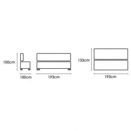 Sofá cama Romeo apertura automática