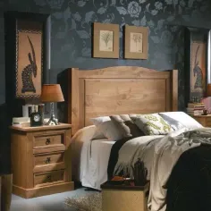 CABECERO RUSTICO MADERA MACIZA VERACRUZ