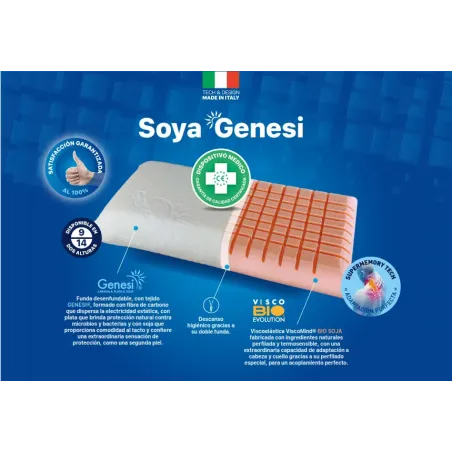 Almohada viscoelástica Soya Genesi de Plus Salute