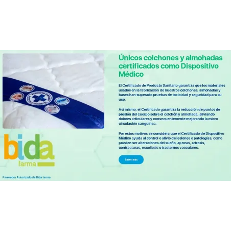 Almohada viscoelástica Soya Genesi de Plus Salute