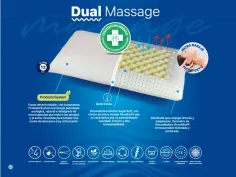Almohada viscoelástica Dual Massage de Plus Salute