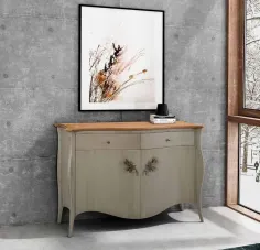 Salón colonial madera 270 cm.