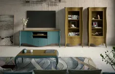 Salón colonial madera 270 cm.