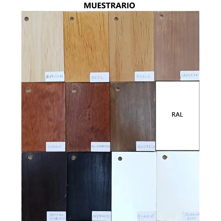 Salón colonial madera 220 cm.