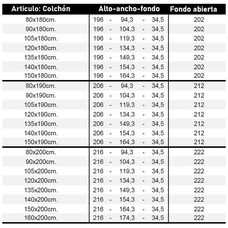 Cama abatible vertical Space individual