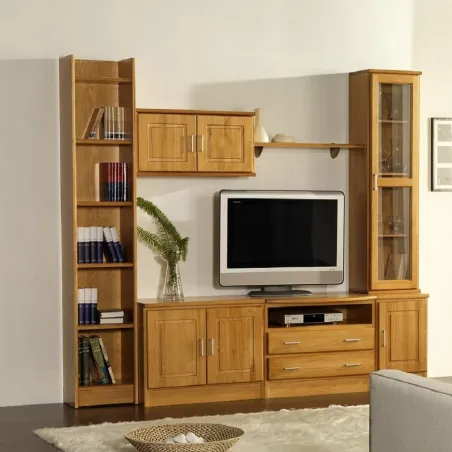 MUEBLE DE SALON ALBA EN MADERA 240 CM.