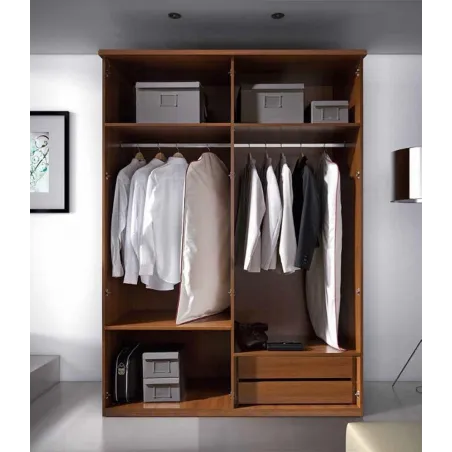 Armario puertas abatibles diseño clásico grandes dimensiones