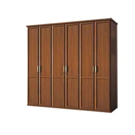 Armario diseño clásico con moldura seis puertas abatibles