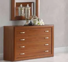 Cómoda clásica con marco espejo opcional 2