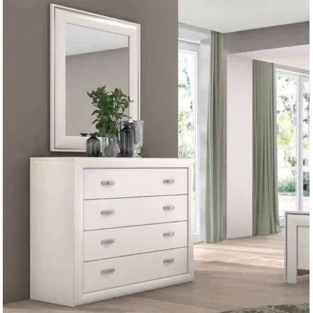 Cómoda clásica con marco espejo opcional