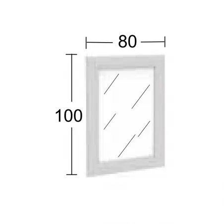 Cómoda clásica con marco espejo opcional