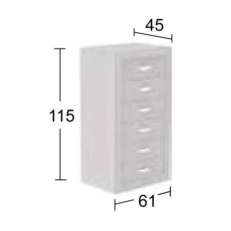 Sinfonier clásico con marco espejo opcional coleccion Parma