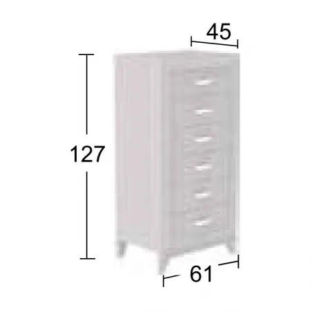 Sinfonier clásico con marco y patas
