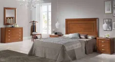 Dormitorio con cómoda y espejo linea clásica colección Parma