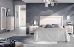 Dormitorio clásico con sinfonier de patas Salcedo Mueble